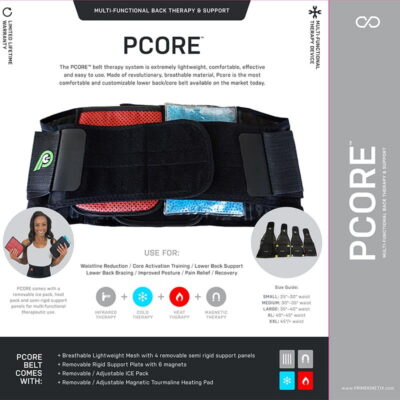 Pcore - Multi Functional Lower Back Heat and Cold Therapy & Support